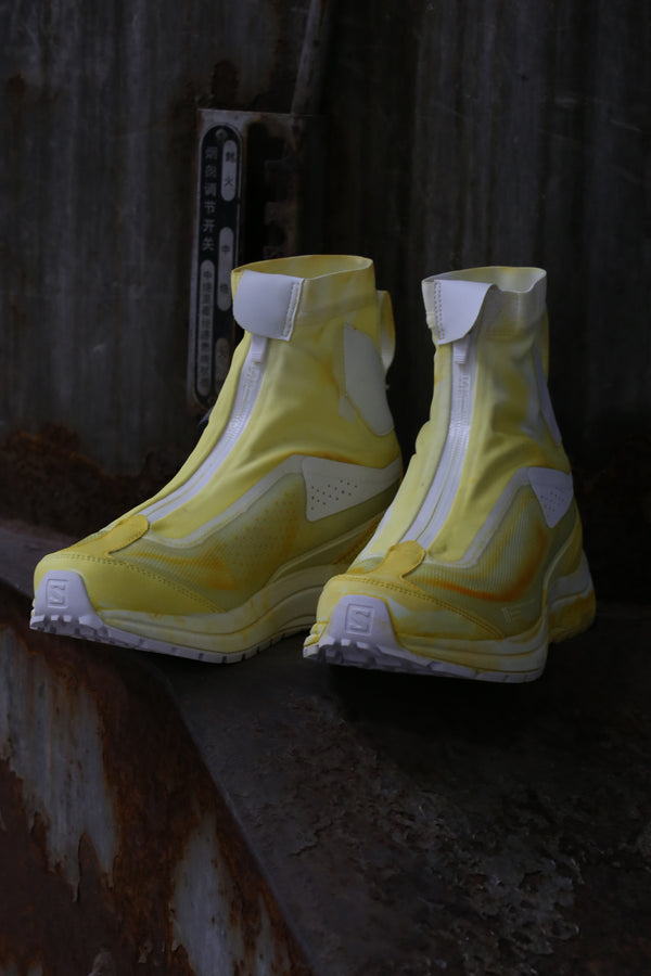 11 By BORIS BIDJAN SABERI Yellow High Bang Sneakers BABAS2 HIGH P1122